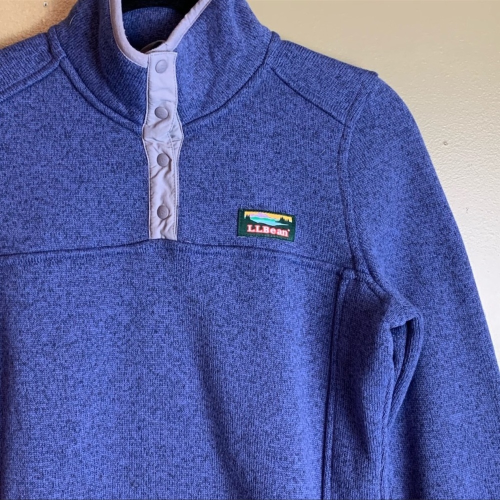 LL Bean purple pullover - Picture 2 of 7